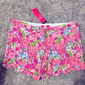 Lilly Pulitzer size 12 buttercup knit shorts
